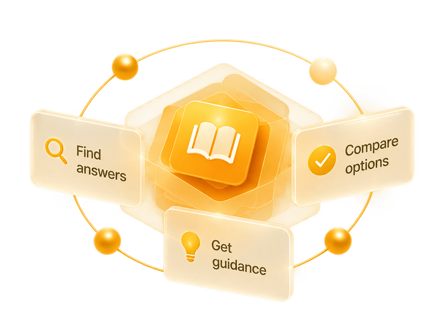 NexChat product guide finding answers, comparing options and guiding customers